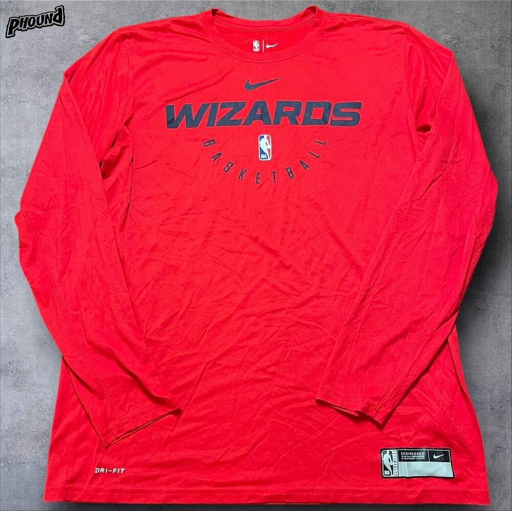 Washington Wizards Shirt Mens XLT NBA Nike Dri Fit John Wall Player Issued #2